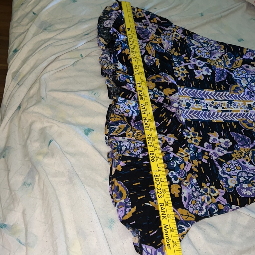 Free People Summer in Tulum Medium blue floral top - Picture 11 of 15